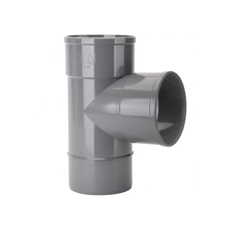 210011-te-pvc-m-h-125-87o Te Pvc M-h Ø 125 87º - Imagen 1
