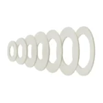Junta Goma Plana Blanca 3/4"