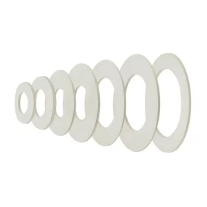 Junta Goma Plana Blanca 3/4"