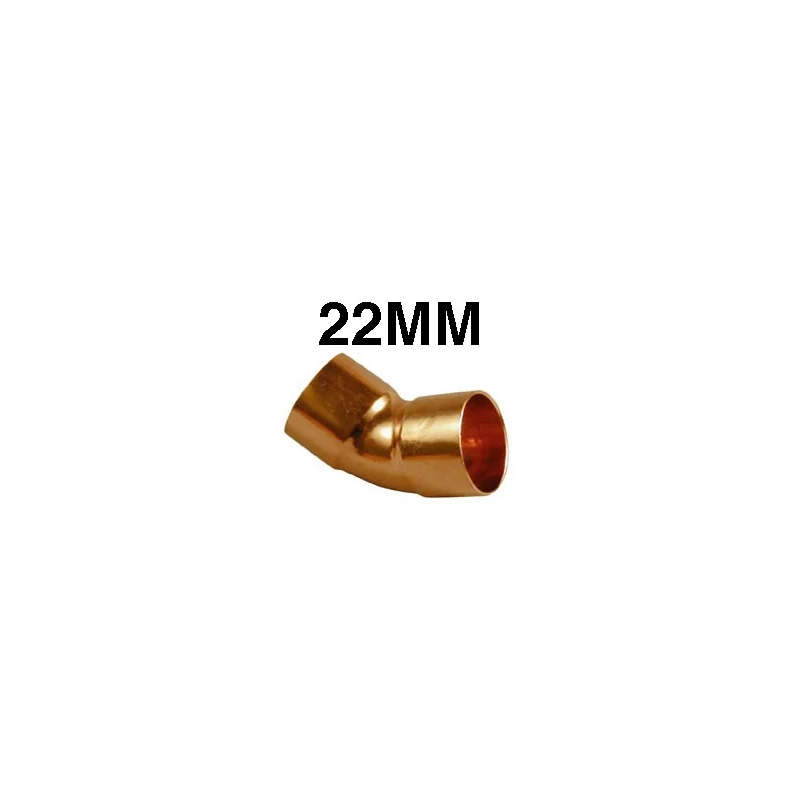 212863-codo-cobre-h-h-45o-22 Codo Cobre H-h 45º 22 - Imagen 1