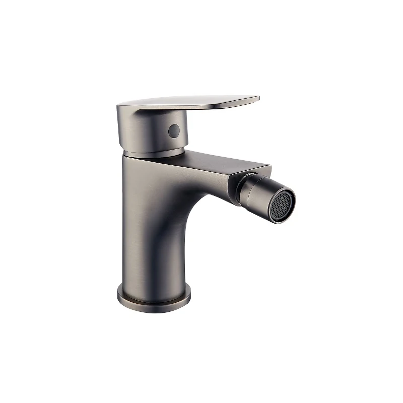 Monomando Bidet Coral Titanio Mate
