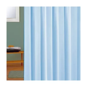 Cortina baño poliéster azul 180x200 para renovar el baño