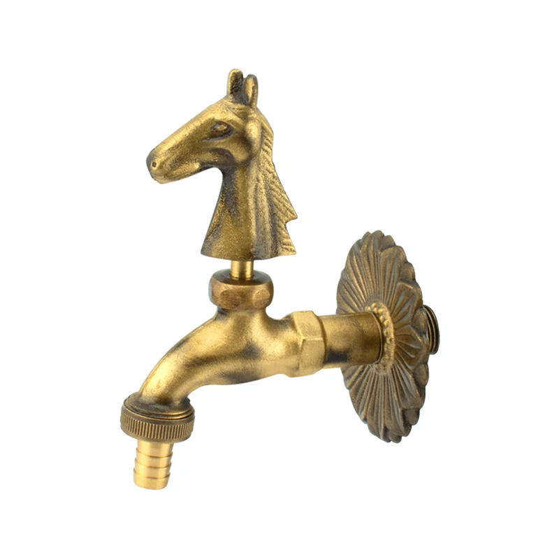 Grifo Decorativo Laton Caballo