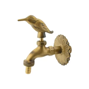 Grifo Decorativo Laton Pajaro
