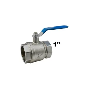Valvula Esfera Metal Maneta H-h 1"