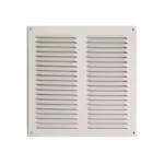 Rejilla Ventilacion Aluminio Blanca C/ Mosquitera 20x20 Cm