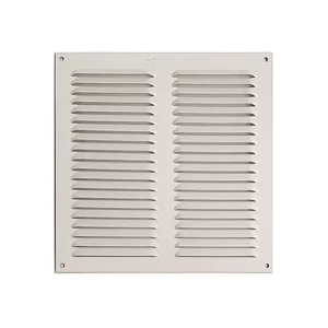 Rejilla Ventilacion Aluminio Blanca C/ Mosquitera 20x20 Cm