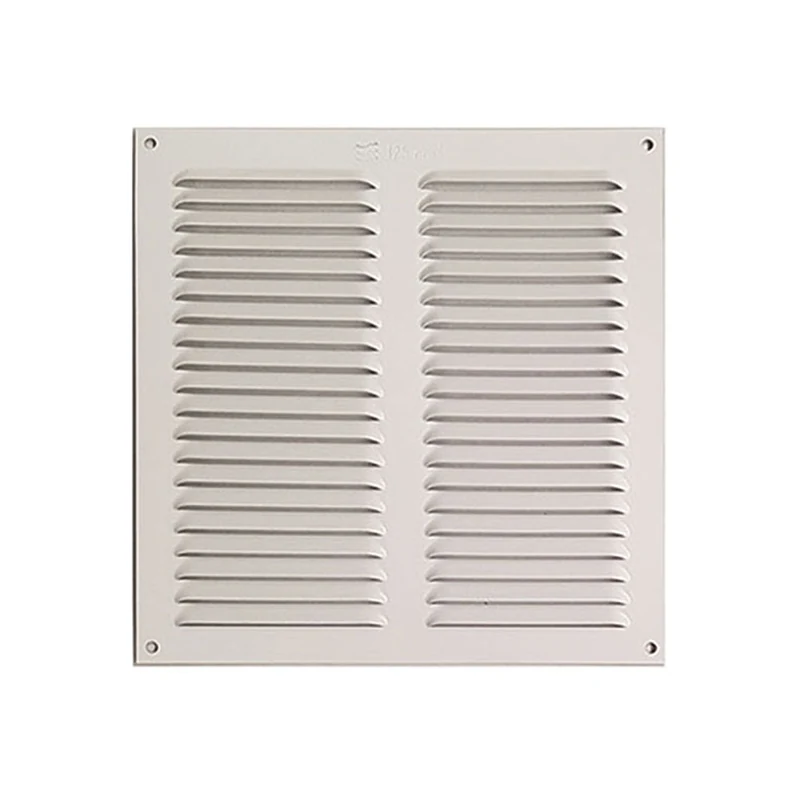 Rejilla Ventilacion Aluminio Blanca C/ Mosquitera 20x20 Cm