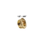 Tuerca Laton Reduccion 1/2" 3/8"