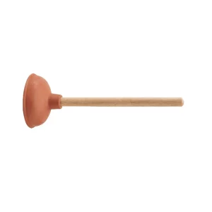 Desatascador Goma Roja Mango Madera Ø 125 Mm