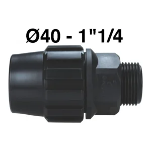 Enlace Rosca Macho 40-1 1/4 Fitting