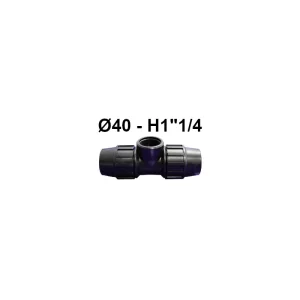 Te Derivacion Hembra 40 - 1 1/4 Fitting