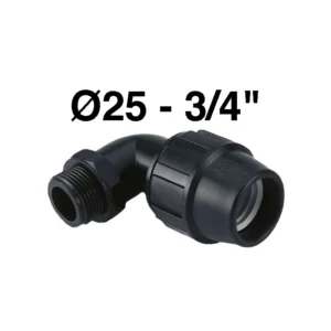 Codo Macho 25-3/4 Fitting
