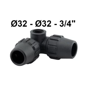 Codo 3 Salidas 32-32-3/4 Fitting