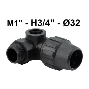 Codo Macho 3sal. 32-1-3/4 Fitting