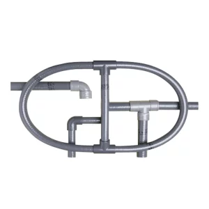 Tubo Pvc Flexible Ø 20 Mm Gris (1 Mt)