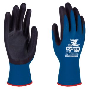 Guante mecánico nitrilo foam con recubrimiento de nitrilo para trabajos de automoción e industria