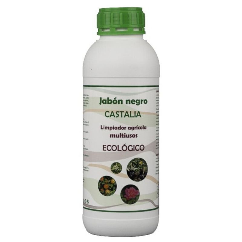JABON POTASICO CASTALIA NEGRO Jabón potásico Castalia negro en botella de 1 litro con tapón verde