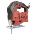 Sierra caladora pendular 500W con base de aluminio y cambio rápido de cuchilla