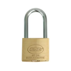 candado arco largo AMIG de latón 50 mm con doble cierre