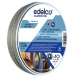 Disco corte inox profesional Edelco Superior 115x1 mm para acero inoxidable