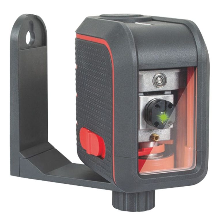 Nivel laser verde recargable RATIO RGCL20 con líneas cruzadas y batería USB